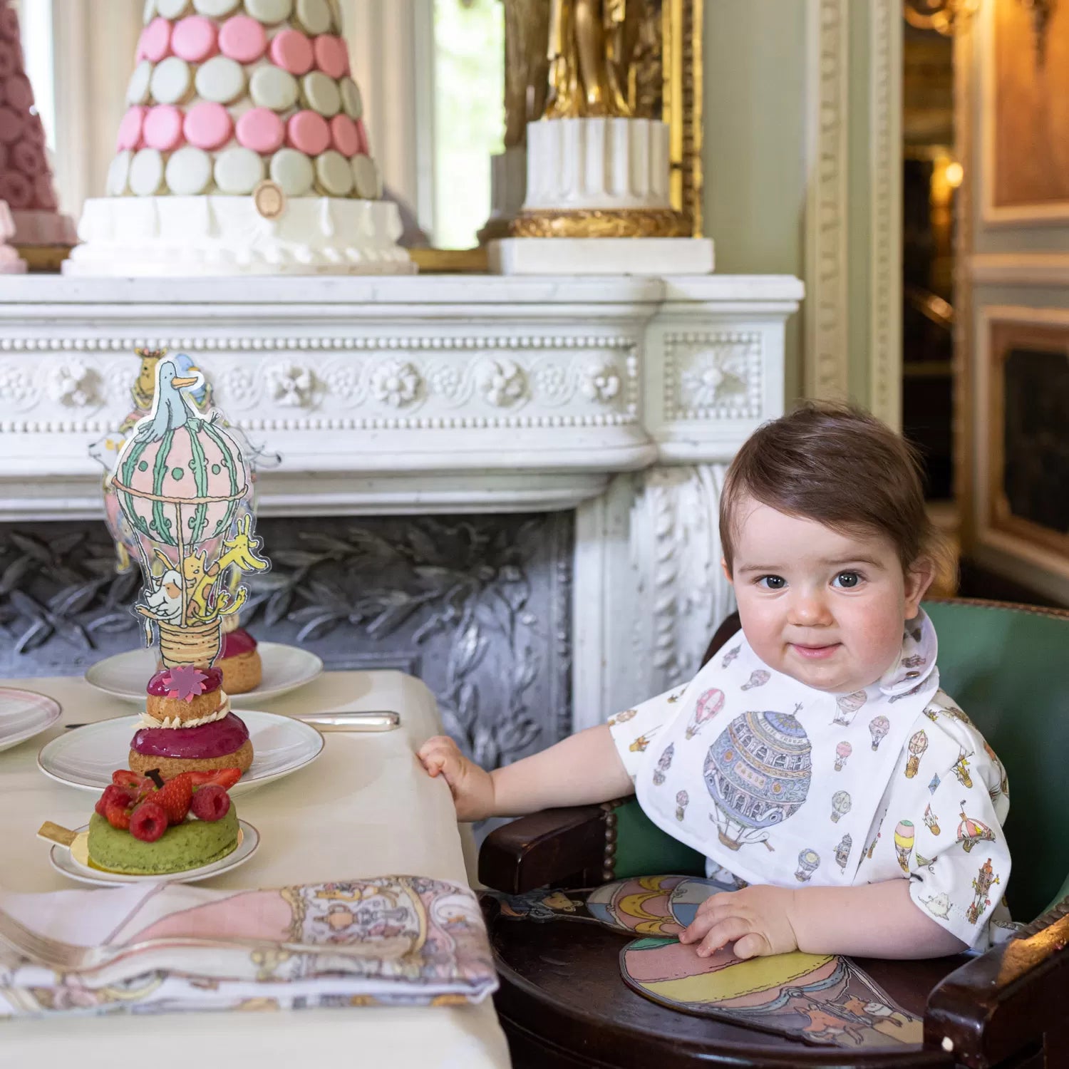 ホットエア・バルーン] ギフトBOX入りセット(毛布1枚) / アトリエ