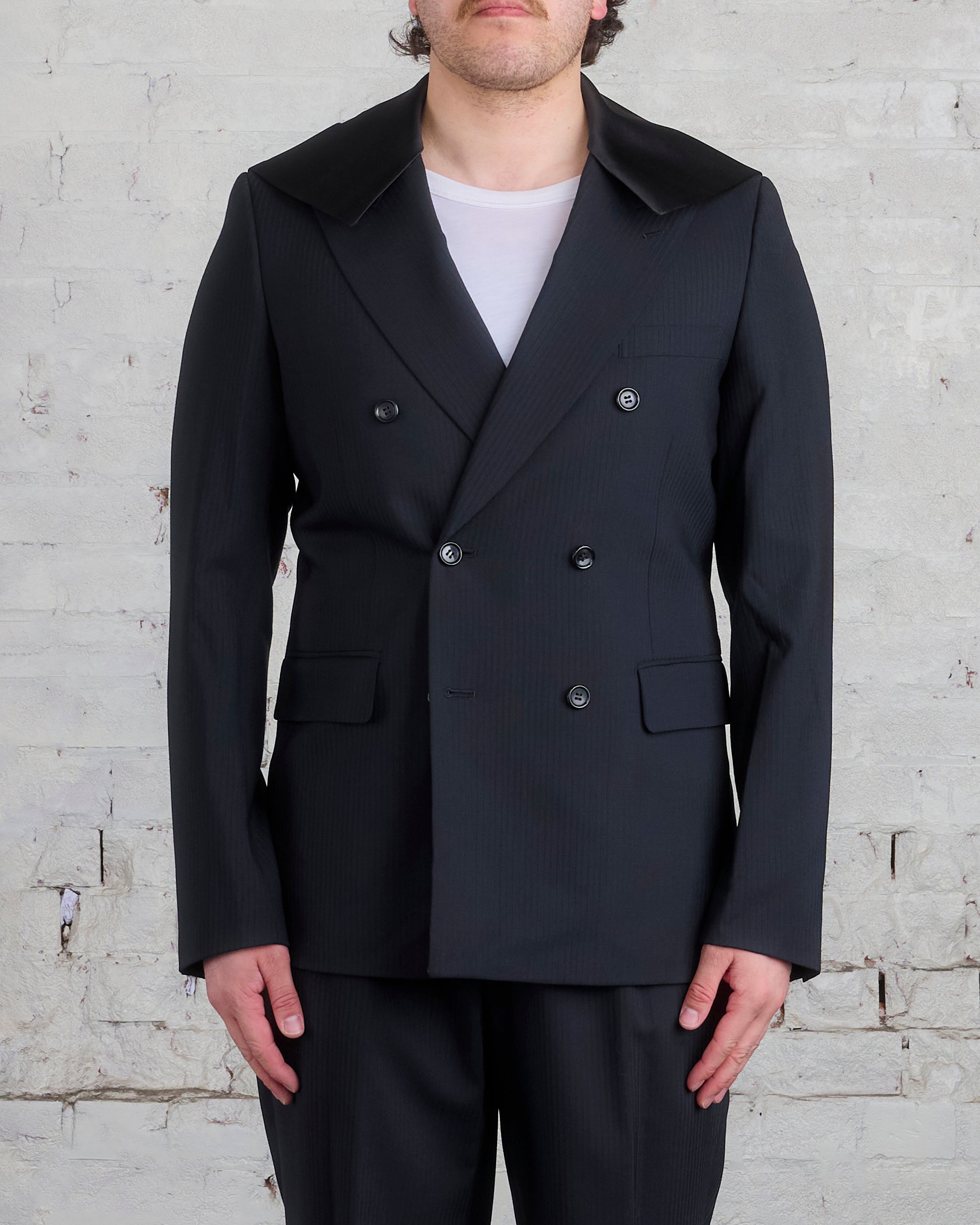COMME des GARÇONS HOMME Plus DB Modular Flap Blazer Black – LESS 17