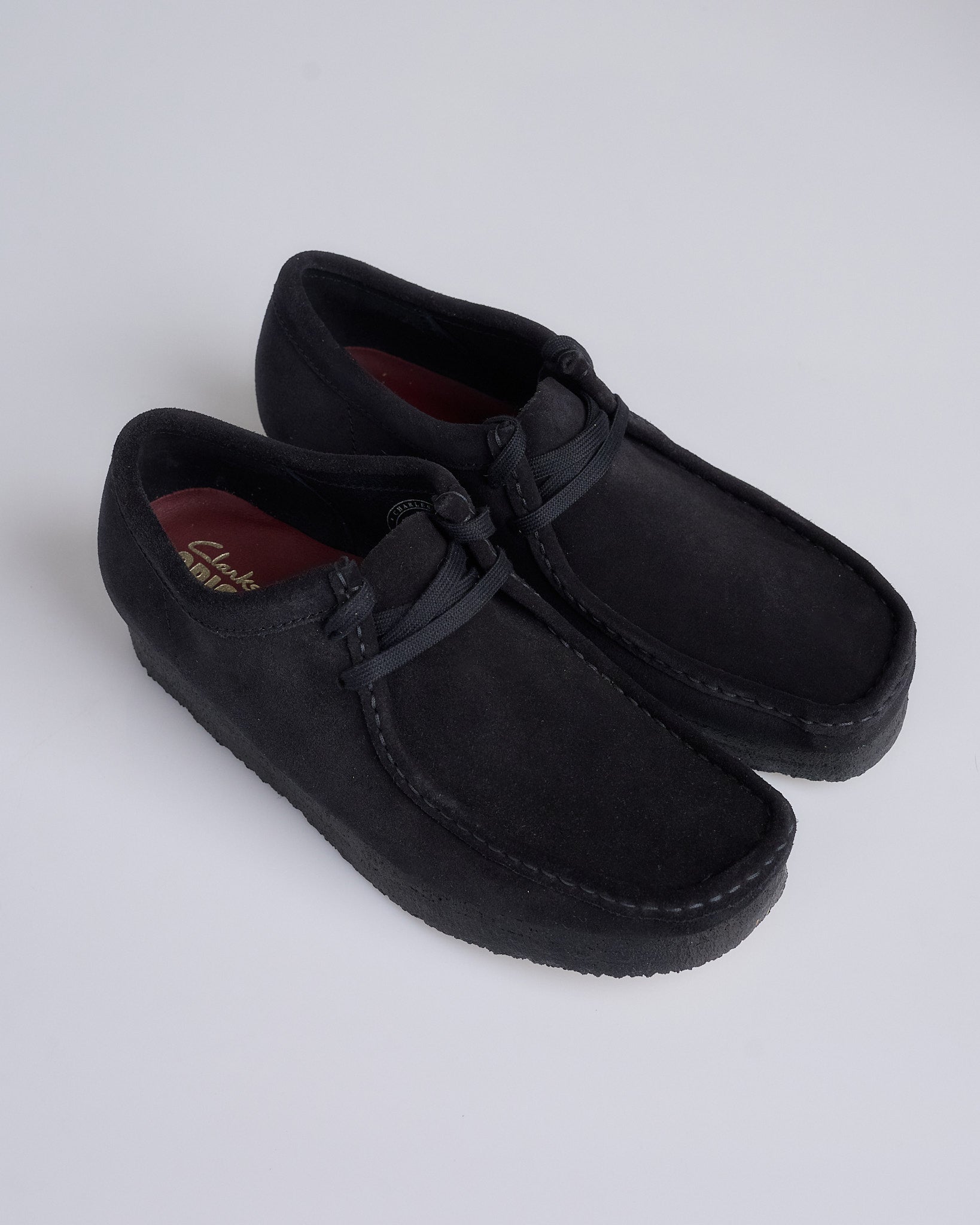 Clarks Originals Wallabee Black Suede – LESS 17