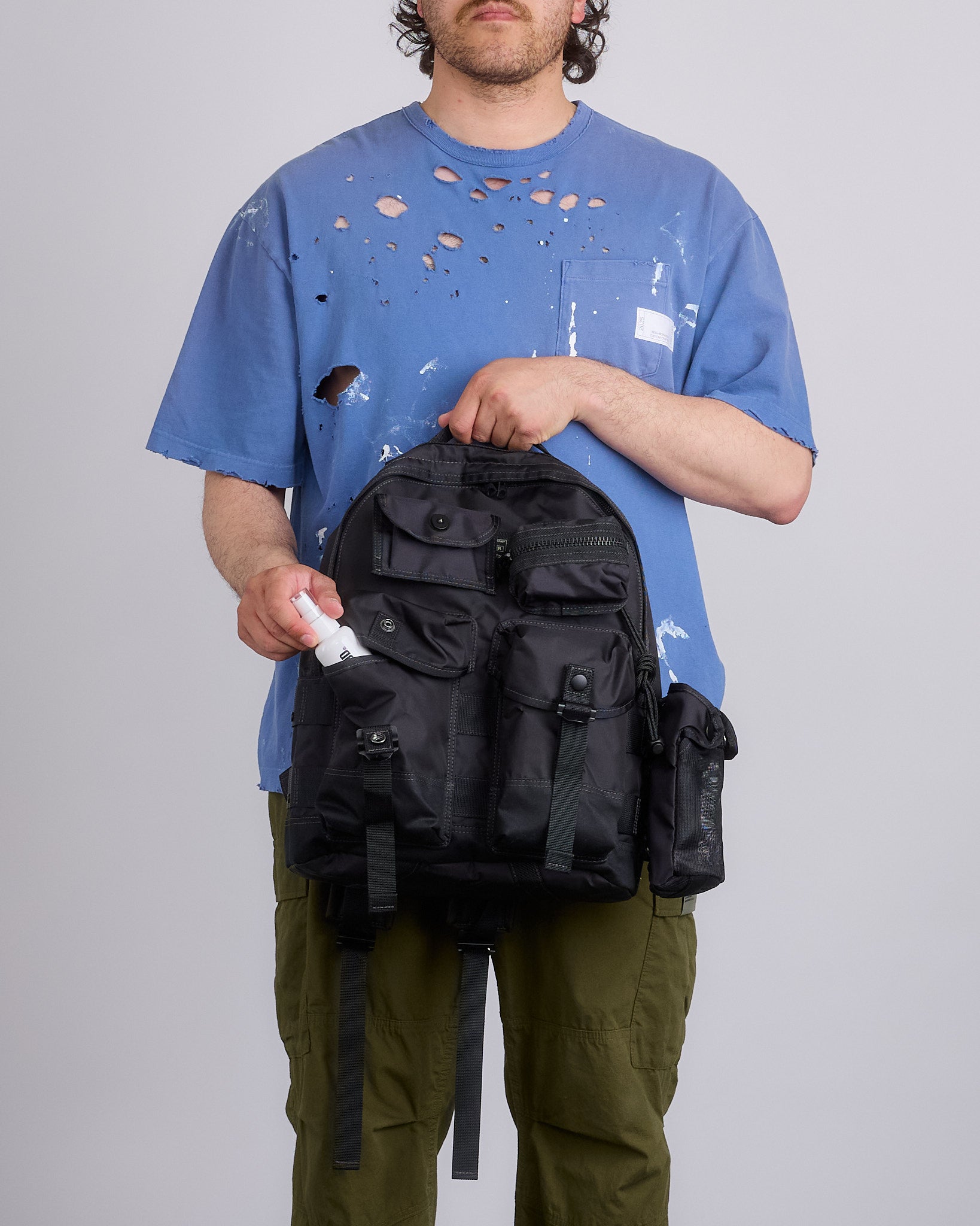 Porter All Daypack with Pouches Black – LESS 17