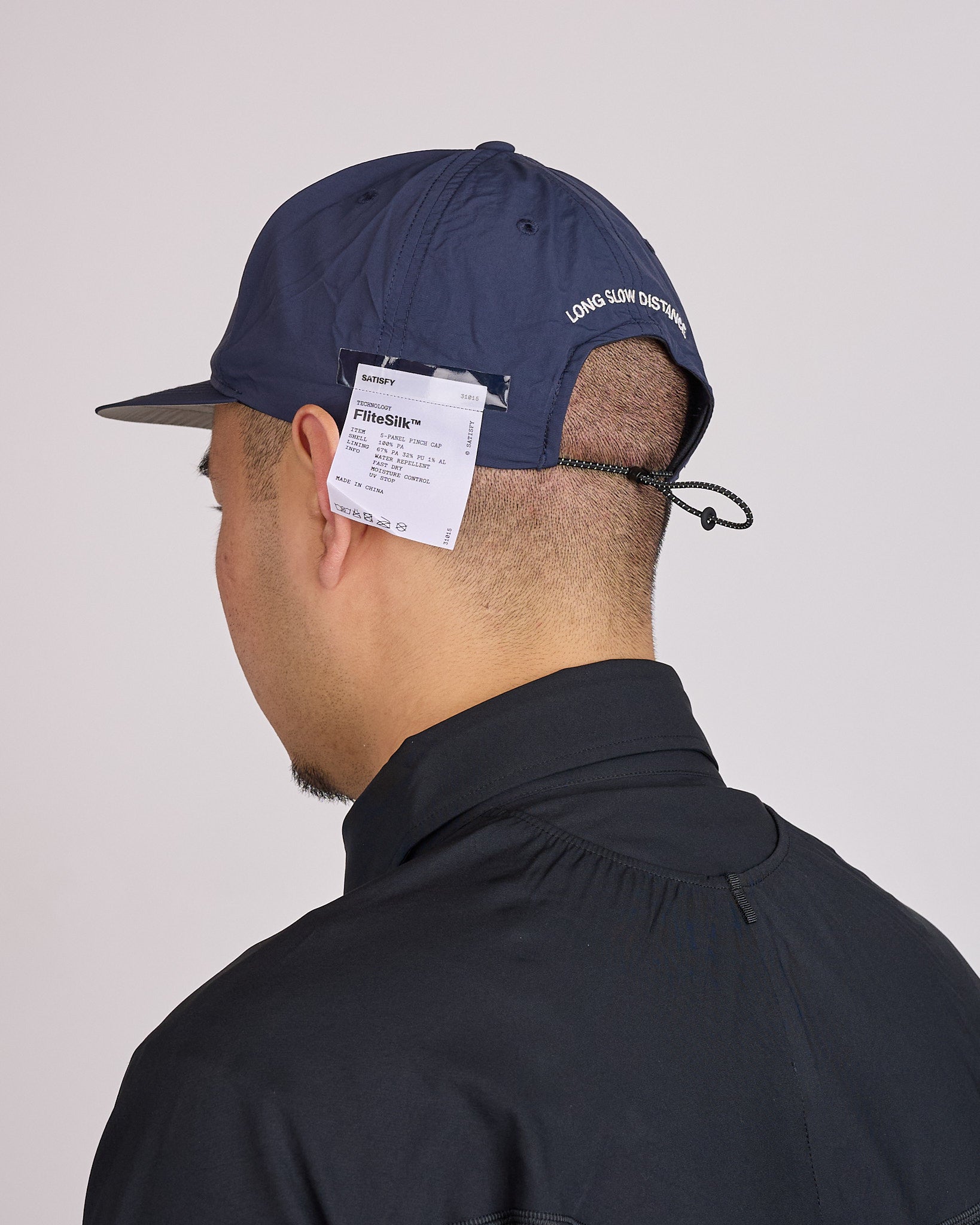 SATISFY FliteSilk LSD 5-Panel Pinch Cap Navy – LESS 17