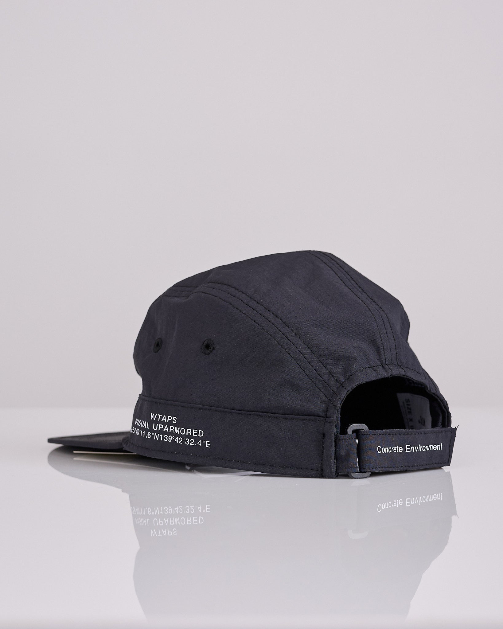 WTAPS T-7 7-Panel Nylon Tussah Pertex Cap Black – LESS 17