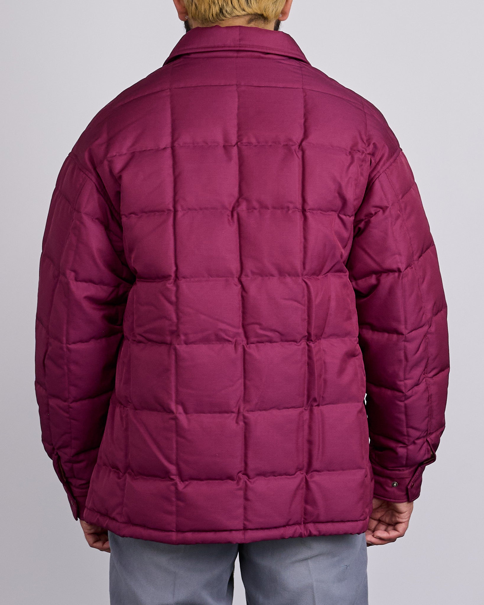 visvim Motors Coach Down Quilted Jacket Burgundy – LESS 17