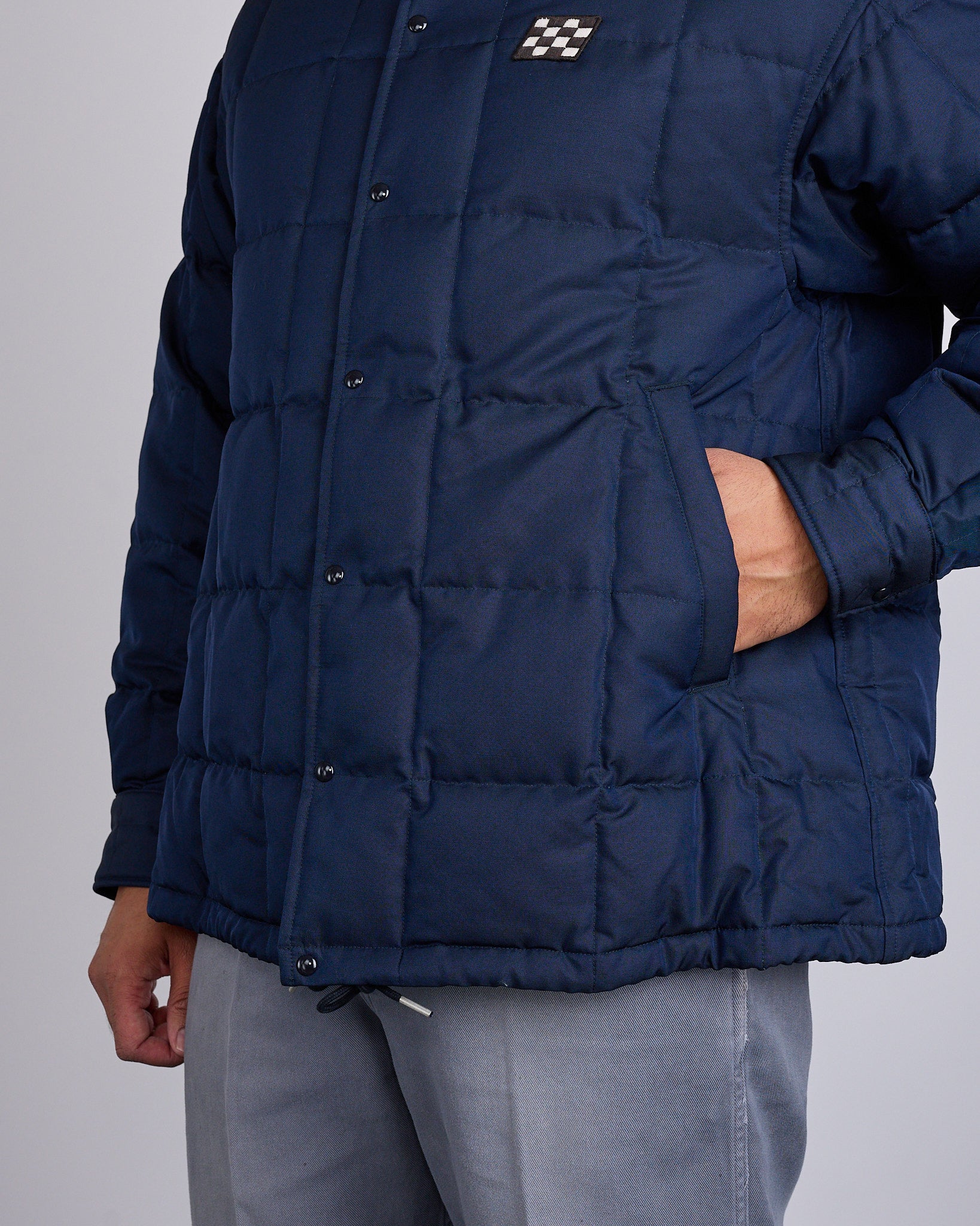 visvim Motors Coach Down Quilted Jacket Navy – LESS 17