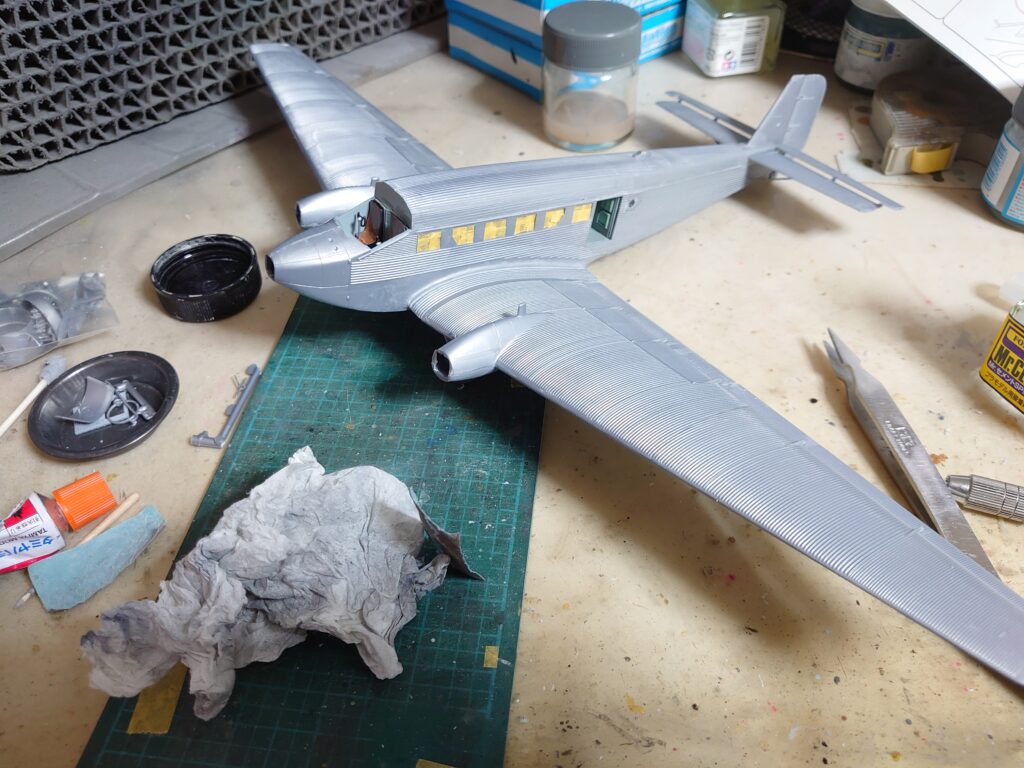 ドイツレベル Ju52/3m 民間機 製作記④ | 模型大隊戦闘日誌