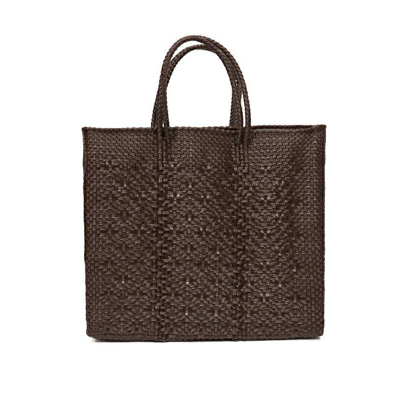 MERCADO BAG - ROMBO - Brown (M) | Letra｜レトラ公式通販