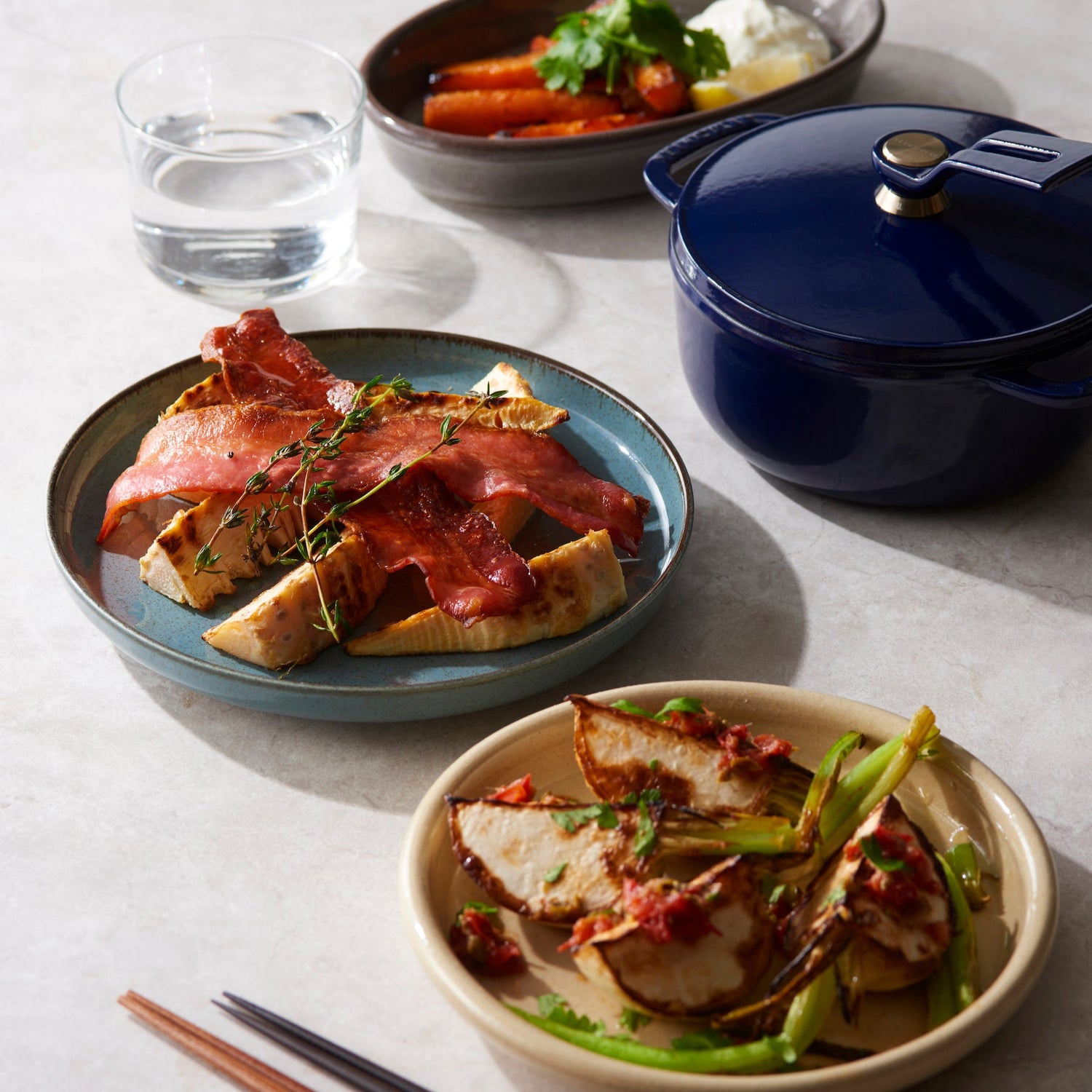 期間限定販売【オーブンポット2 BECCIU.Limited】22cm深型（オーシャン