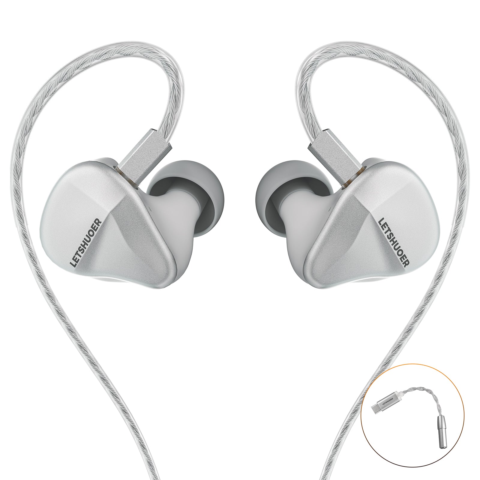 LETSHUOER Cadenza4 有線イヤホン Hifi ベリリウムコーティング