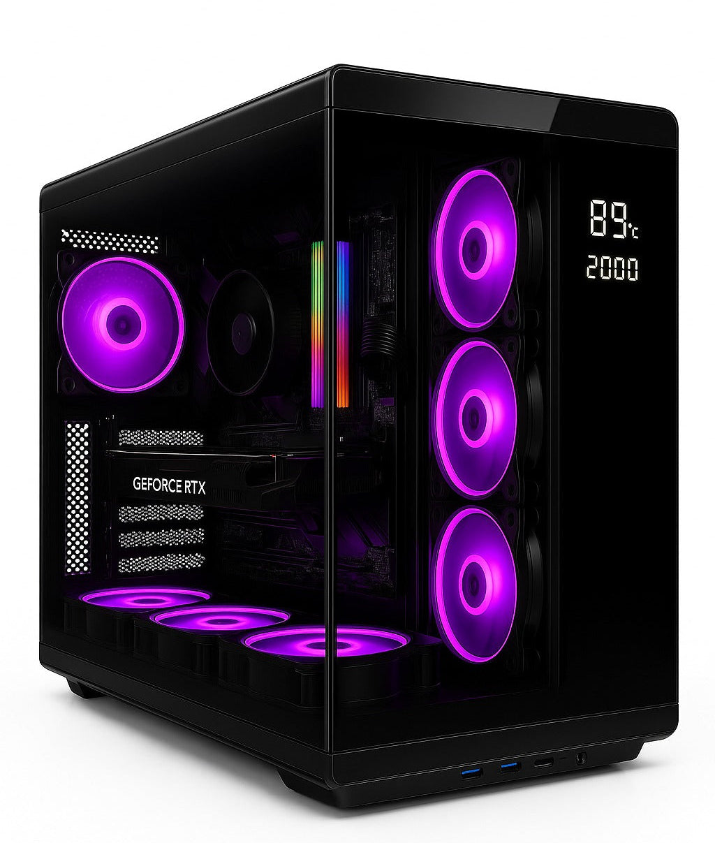 Gaming PC intel core i5-12400F,RTX 5060TI 8GB ,RAM 16GB – Level Up