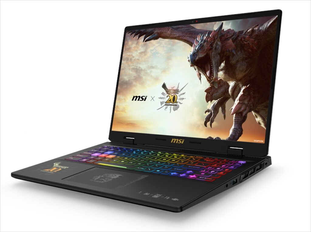 モンハン20周年コラボした240Hzディスプレイ搭載ゲーミングノートPC