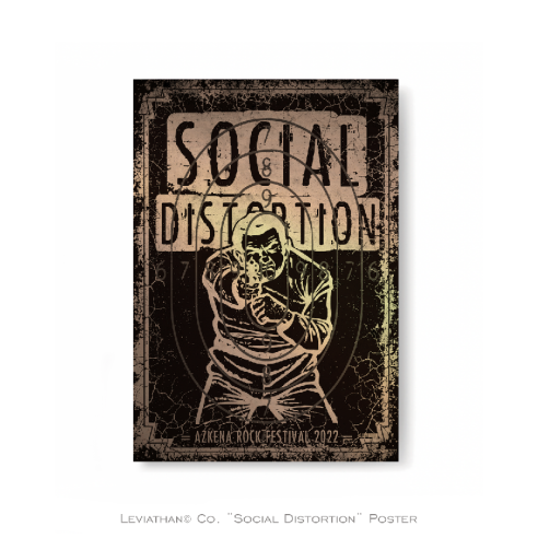 social distortion, leviathan-poster