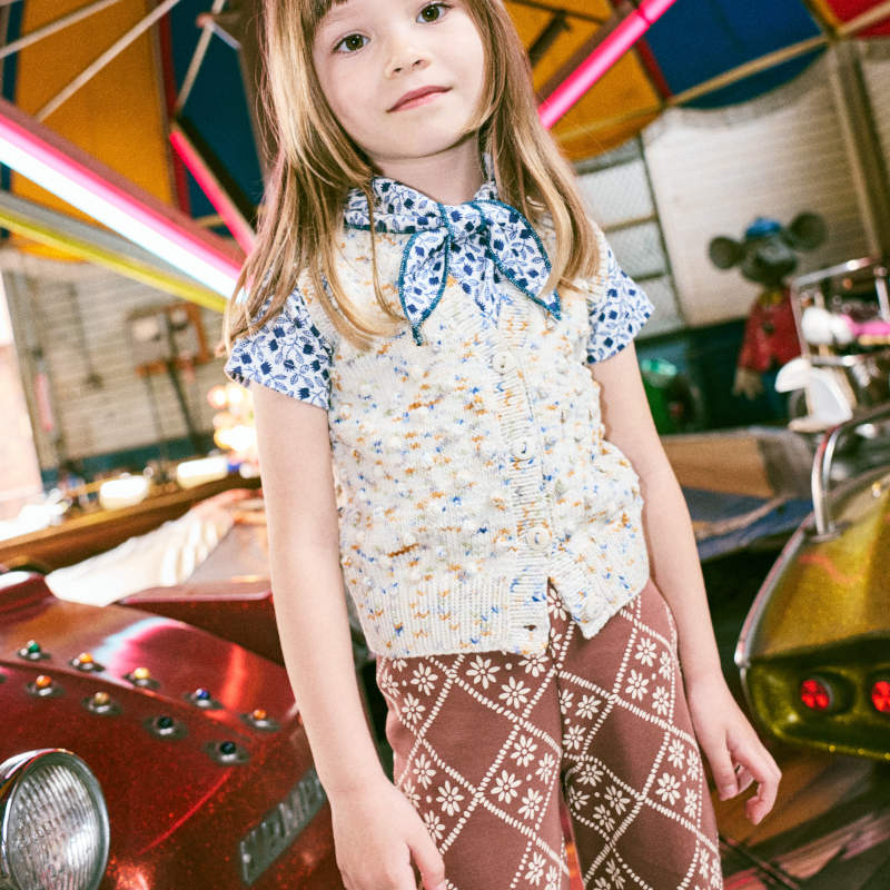 D1】Misha&Puff（ミーシャアンドパフ）2026SS SCOUT TEE -BLUE RIBBON