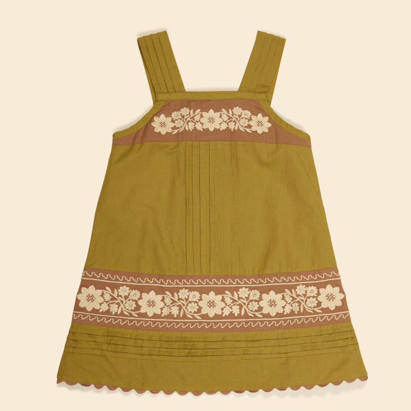 Apolina（アポリナ）2025AW Vittoria Apron Shift - Dried Moss
