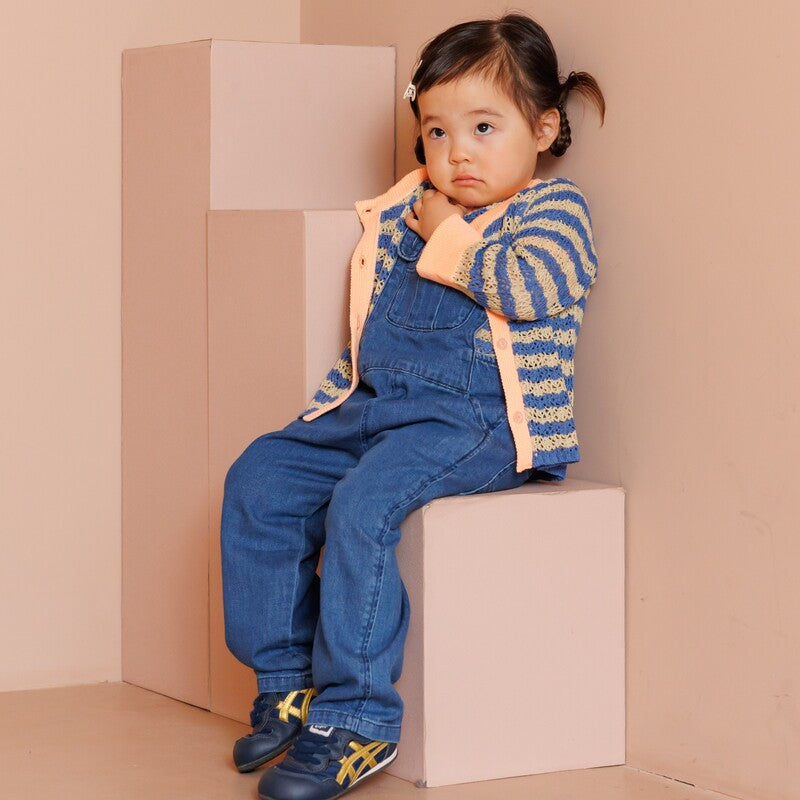 drop1】&pal（アンドパル）2026SS denim salopette blue デニム