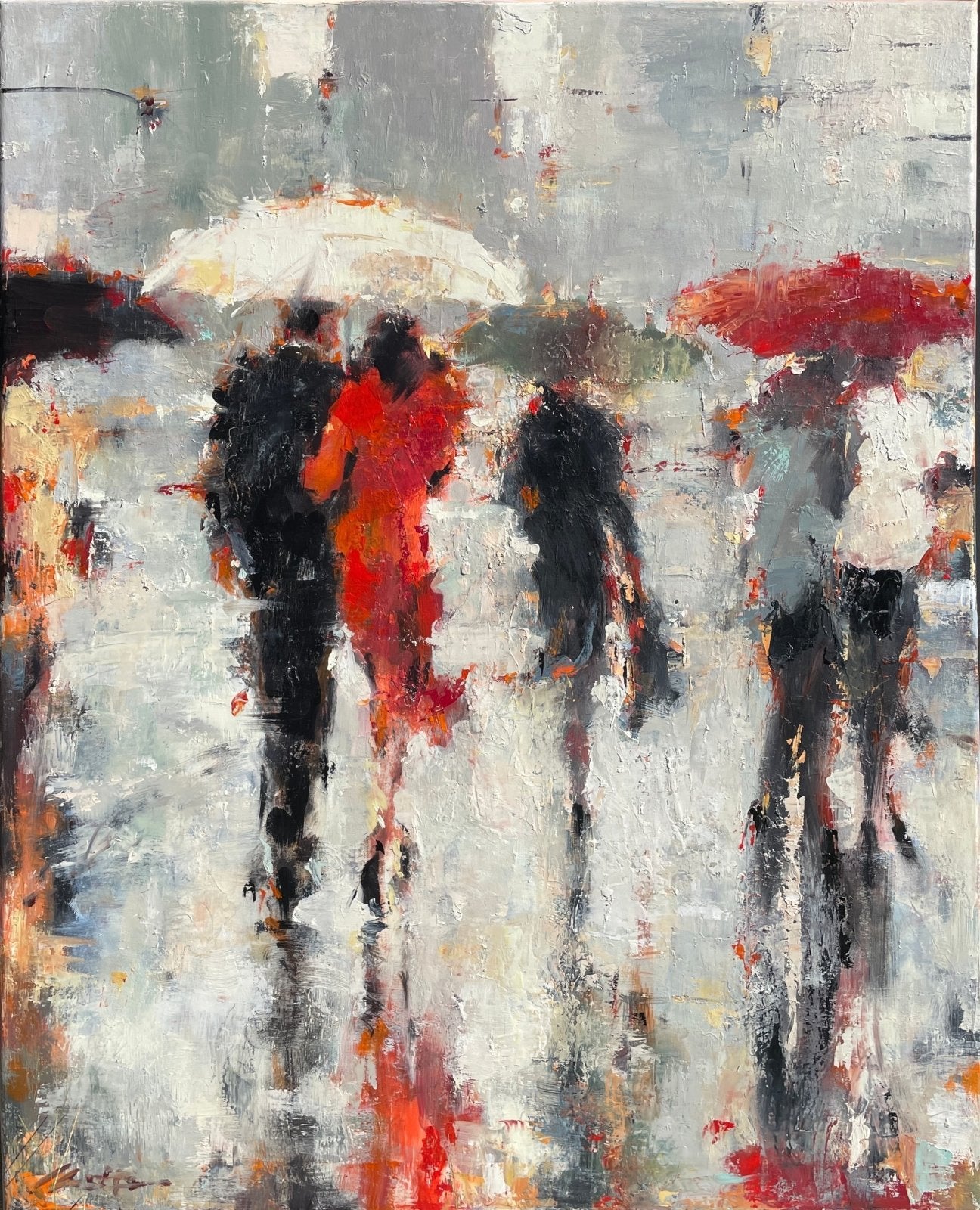 Oil Painting by artist Ning Lee - LePrince Charleston Art Galleries