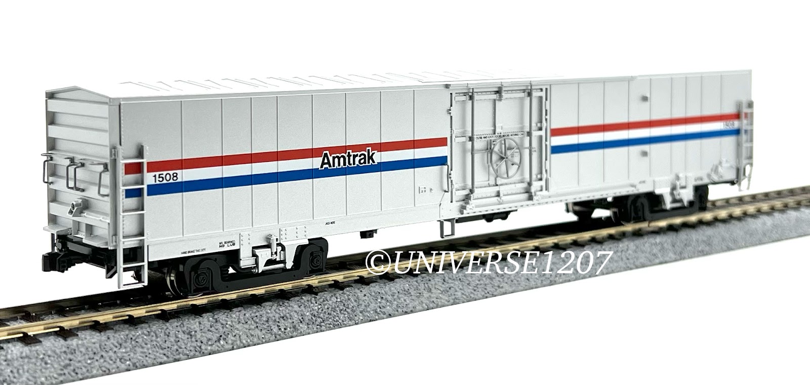 HO Kato 35-6101 Amtrak Material Handling Car Phase III #1508 NIB