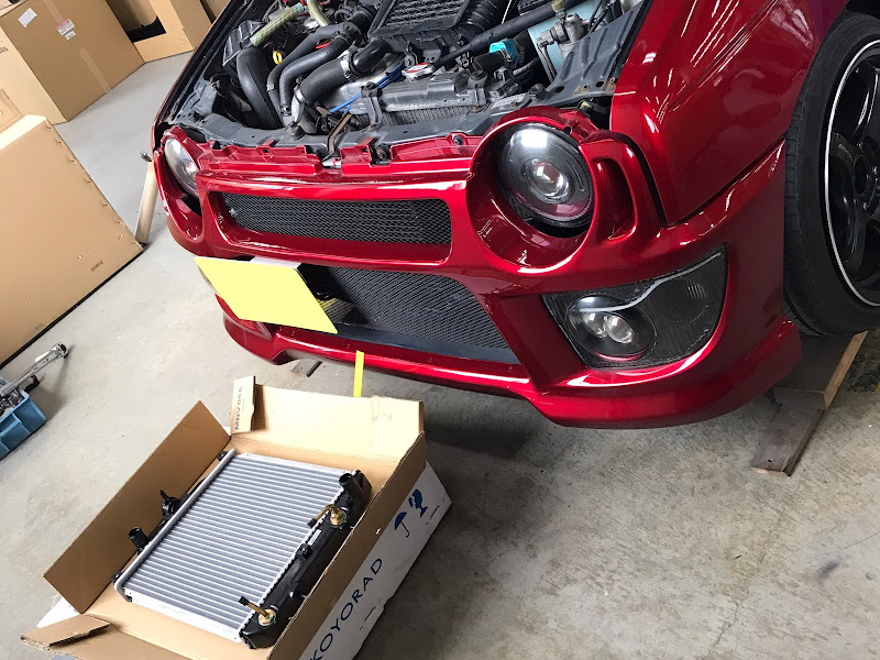 アルトワークスのラジエター交換・ファンモーター加工流用に関する