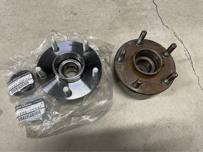 シルビアのハブベアリング交換・D-MAX・WAKO'Sに関するカスタム事例