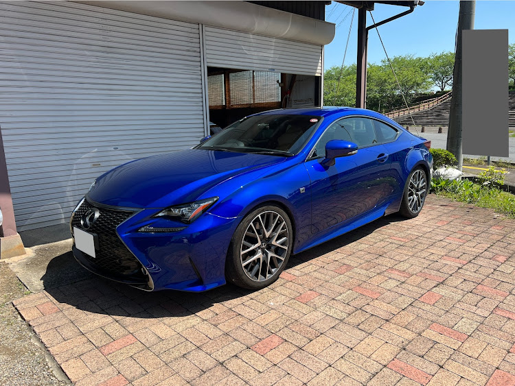 RCのRC300h Fスポーツ・AVC10・RSRダウンサス・ダウンサス交換・ヒート