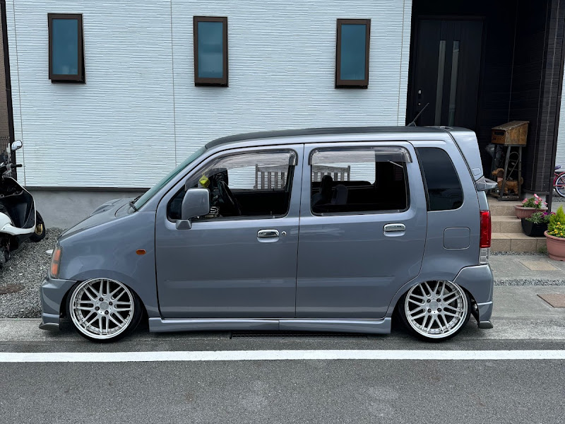 ワゴンR RRのMC22s・全スモ・パルテック可変アクスル・リム被り