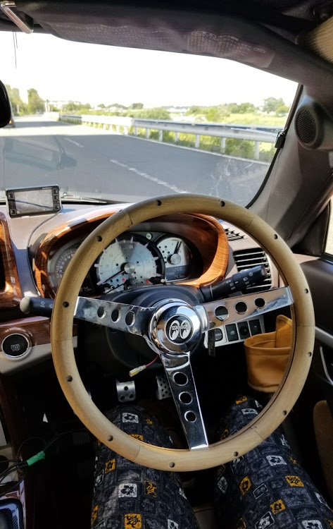 コペンのグラントステアリング・グラント・ウッドステアリング・コペン