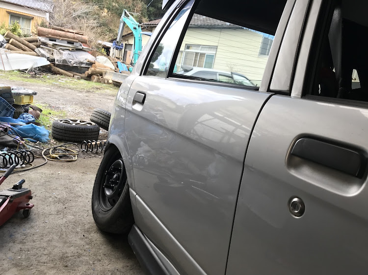 ミラのホイール交換・l700 ミラ・可変アクスルに関するカスタム事例