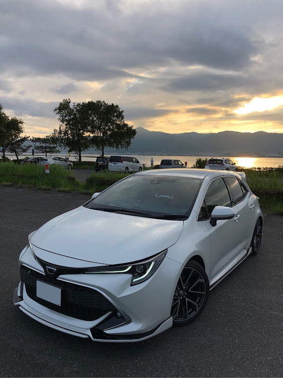 カローラスポーツのダウンサス・ローダウン・タナベサステック・nf210