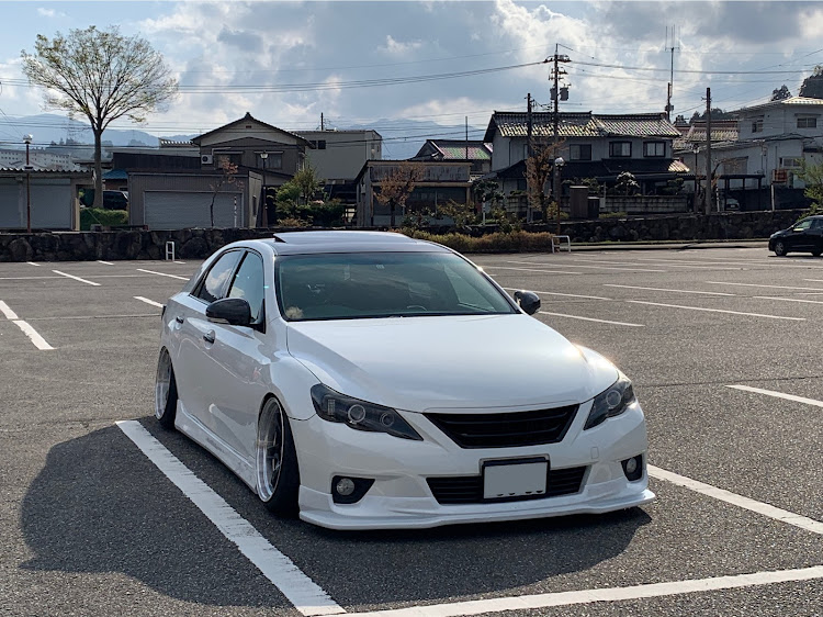 マークXのアッパーアーム・DIY・ショートナックル・エアロ取付・車高