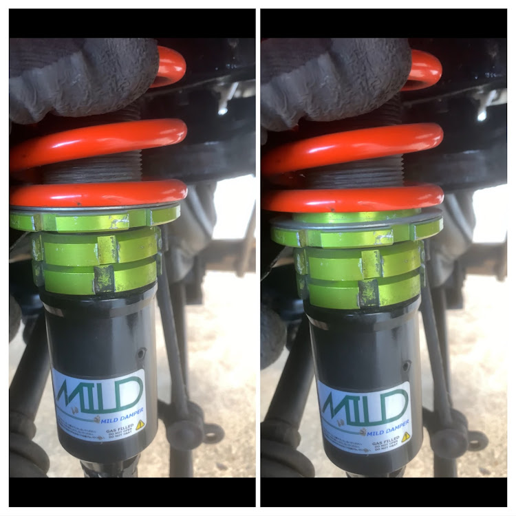 カプチーノの2026年初弄り・車高調交換DIY・抜けてないダンパー最高