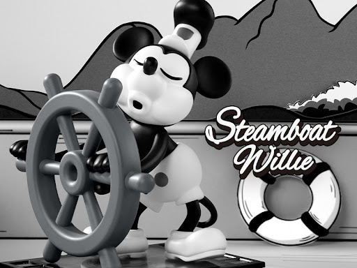 ディズニーミッキー蒸気船ウィリーロンリーコレクション希少70周年