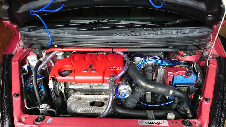 コルトラリーアートバージョンRのブローオフバルブ・Forge motorsports