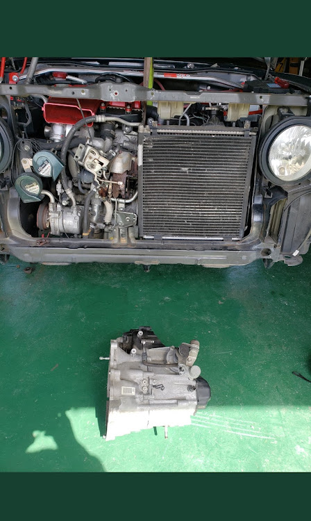 アルトラパン SSのラパンss・ミッション載せ替え・ミッションブロー