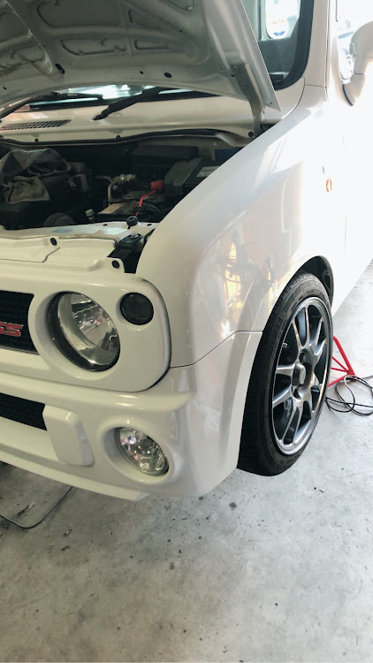 アルトラパンのラパンss・ファイナルコネクション車高調・ワークVSKF