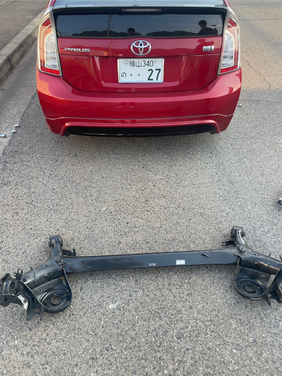 プリウスのプリウス30後期・プリウス30・キャンバー・アクスル交換・7