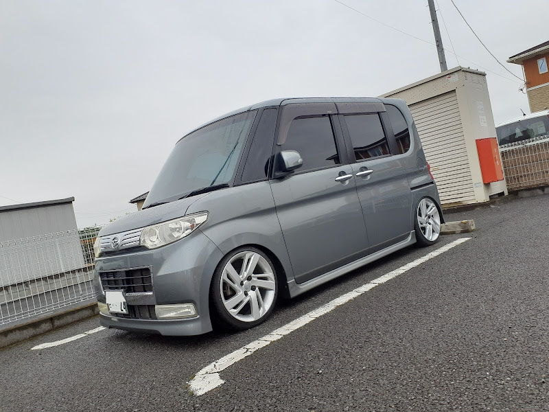 タントカスタムのタントカスタムl375s・車高調 交換・アクスルなし