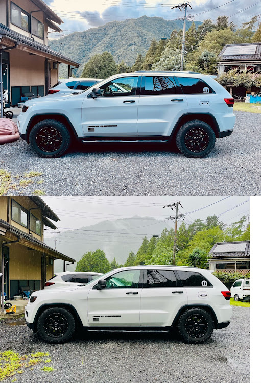 グランドチェロキーのロワリングキット・エアサス・DIY・メルカリでお