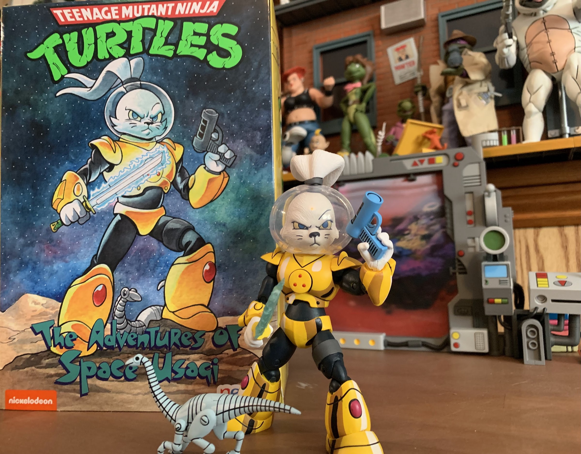 NECA TMNT Toon The Adventures of Space Usagi | The Nostalgia Spot