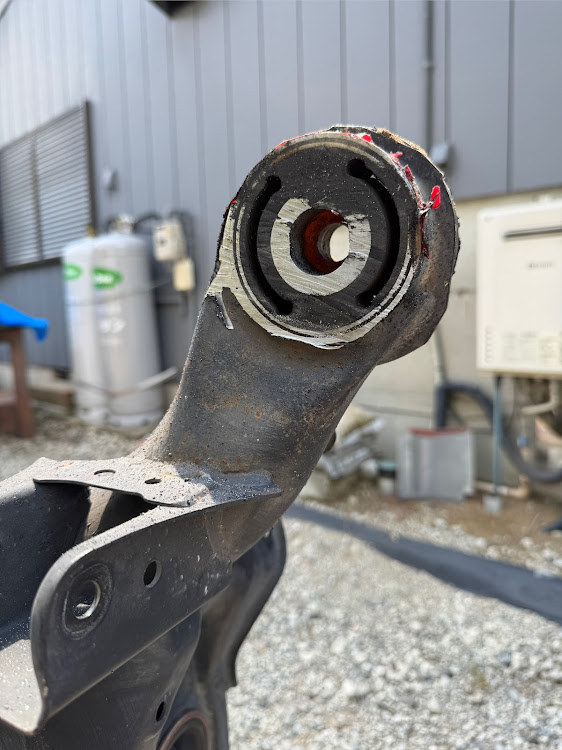 クラウンセダンの17クラウン・メンバー上げ・リアメンバー上げ・jzs171