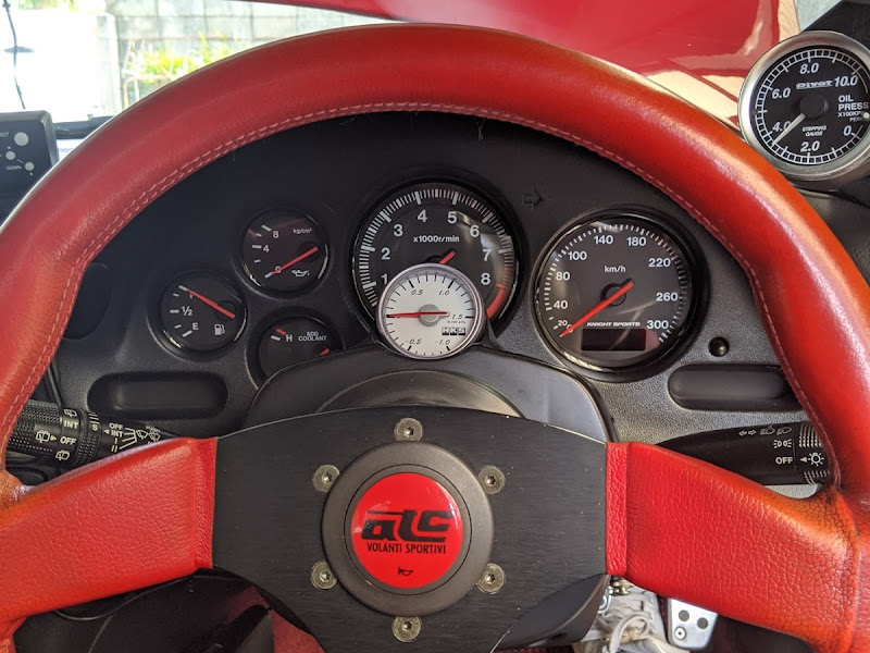 re雨宮 フラットボトム ステアリング ハンドル rx-7 rx-8 マツダ re