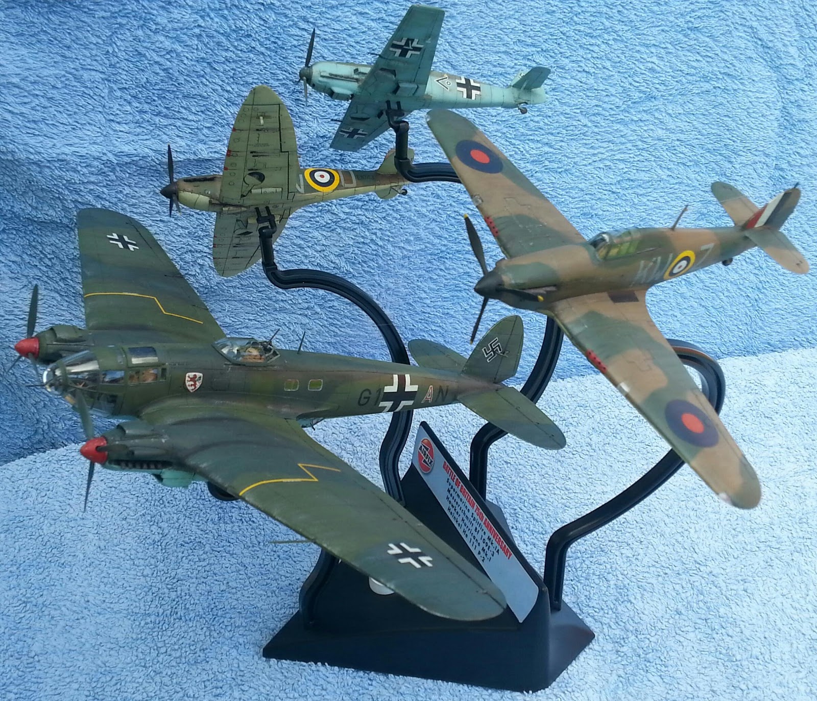 貴重AIRFIX製 1／72バトル・オブ・ブリテン50周年記念（3機種）未