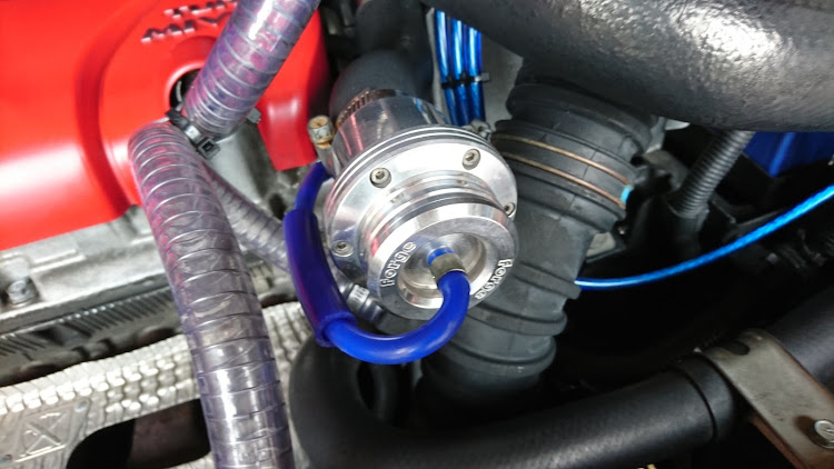 コルトラリーアートバージョンRのブローオフバルブ・Forge motorsports