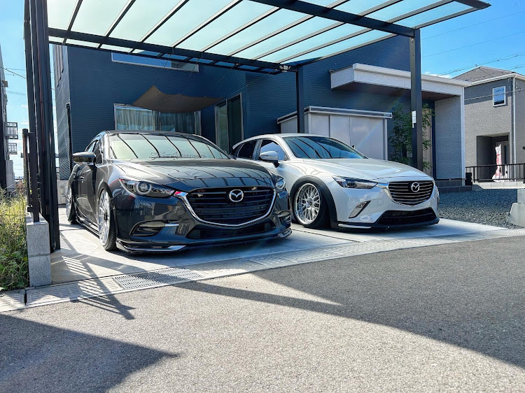 アクセラスポーツのアクセラ・マフラー加工・中間ストレート・DIY・iKT