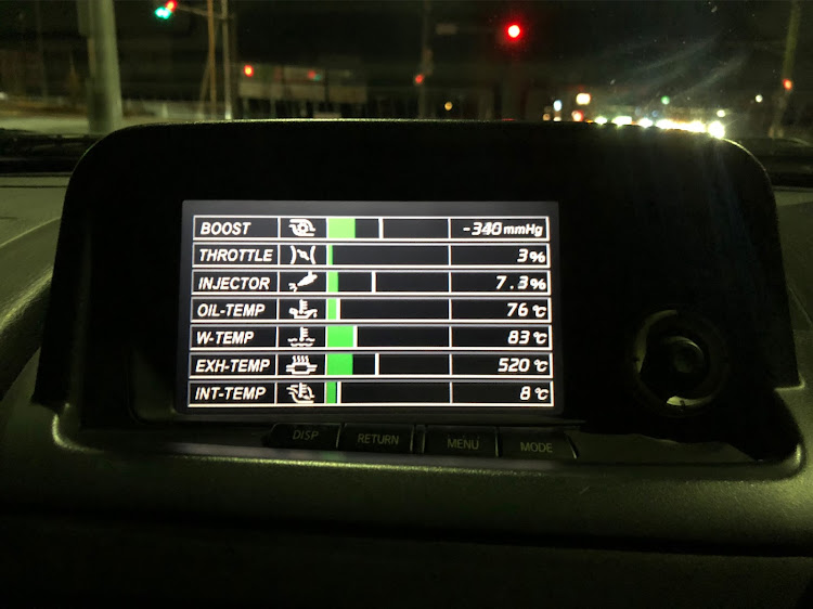 スカイライン GT-RのR34・スカイライン・GT-R・MFD・マルチ