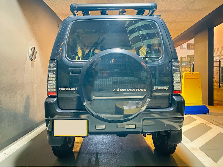 ジムニーJB23用エムブロLEDテールランプライトブルー