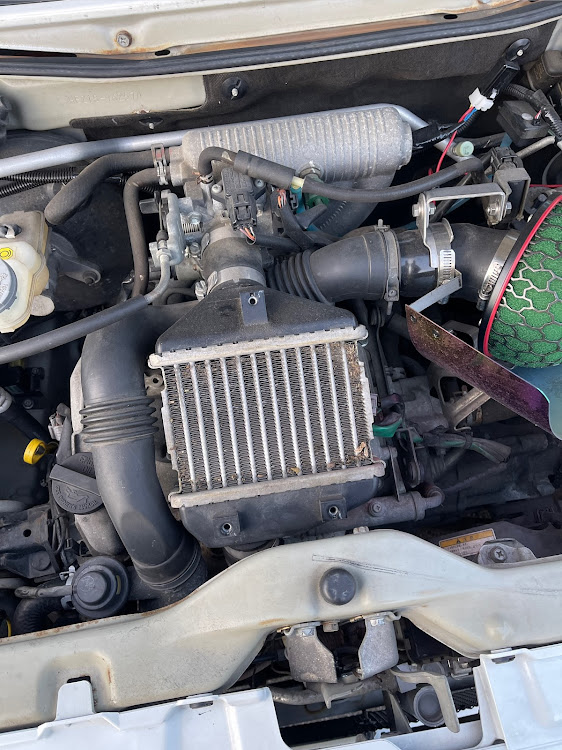 アルトラパン SSのラパンss・he21s・サクションパイプ交換・DIY