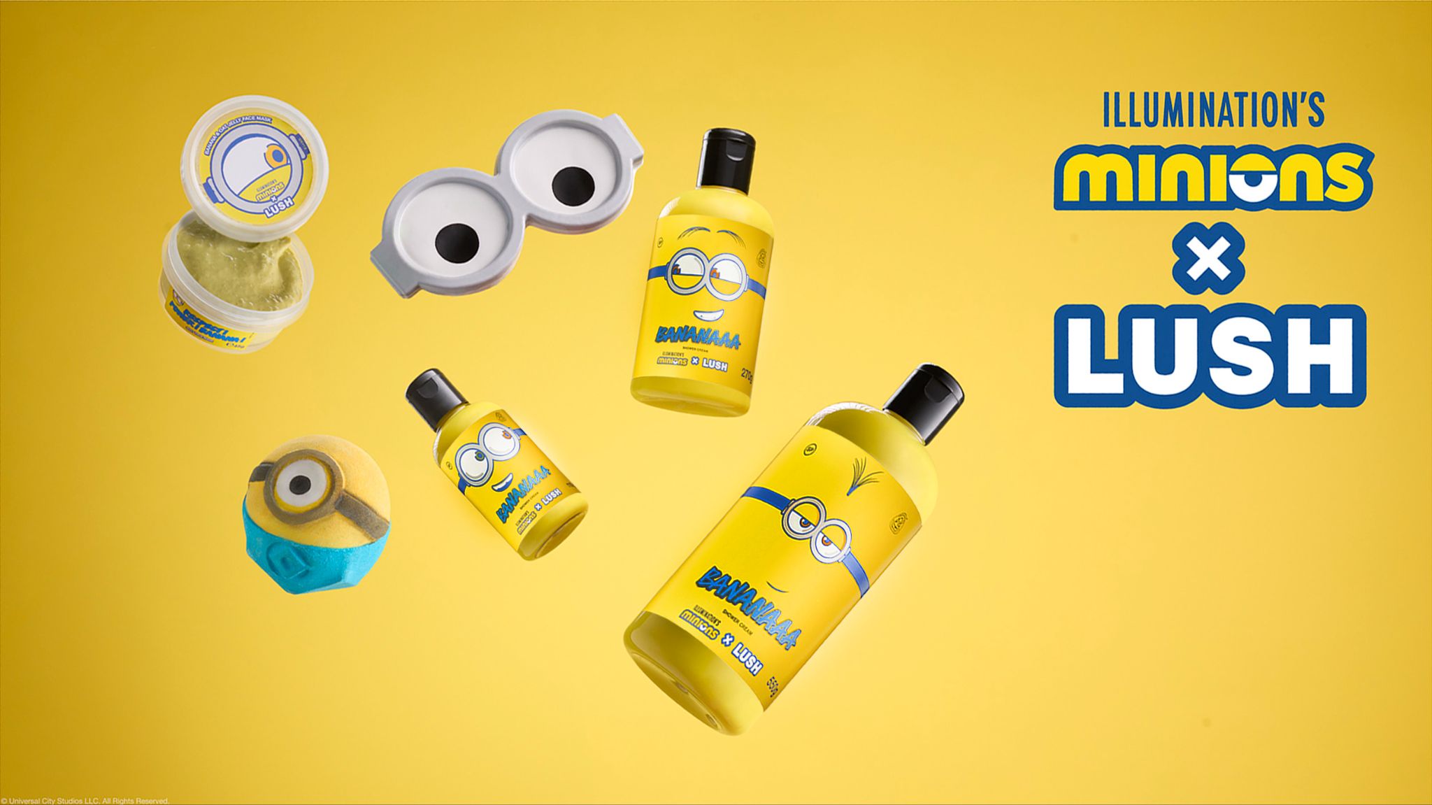 Minions x Lush＞「怪盗グルー / ミニオンズ」シリーズとの