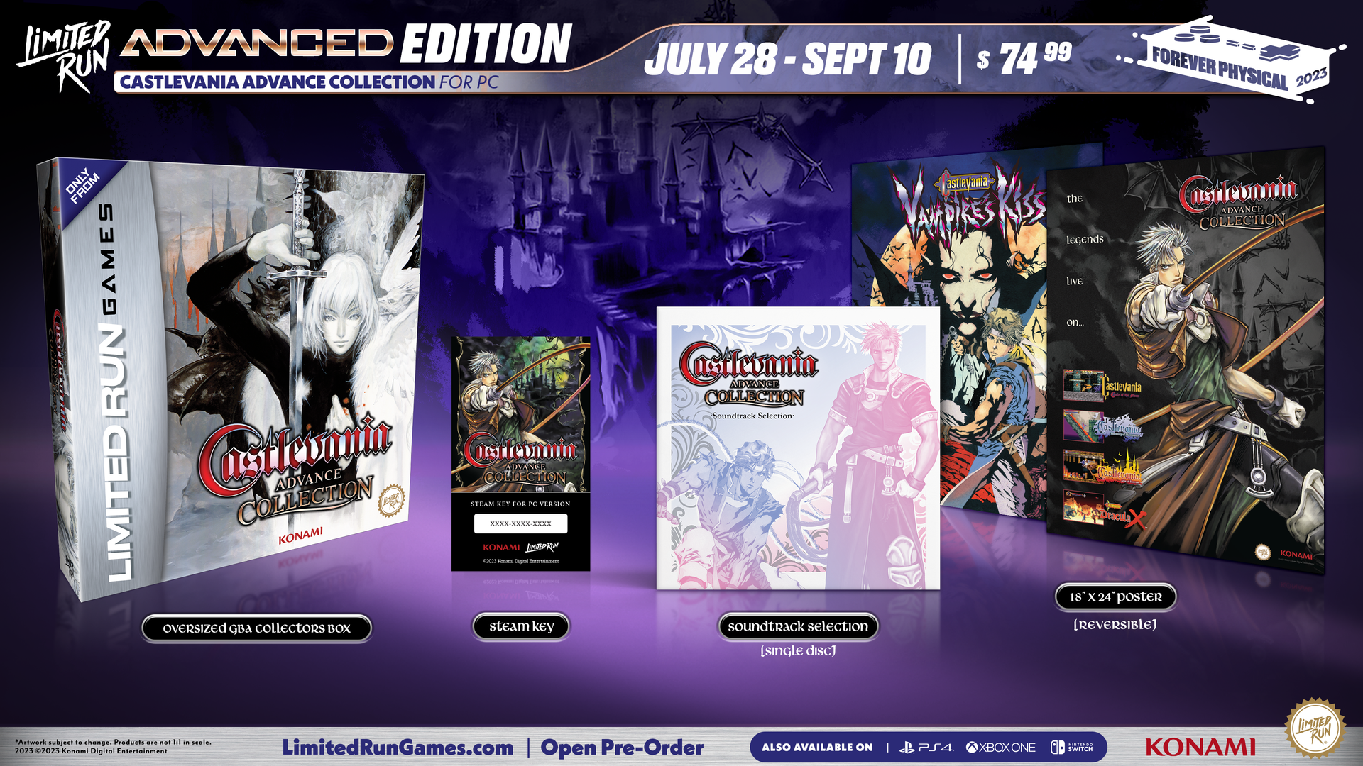 Castlevania Advance Collection Advanced Edition (PC) – Limited Run