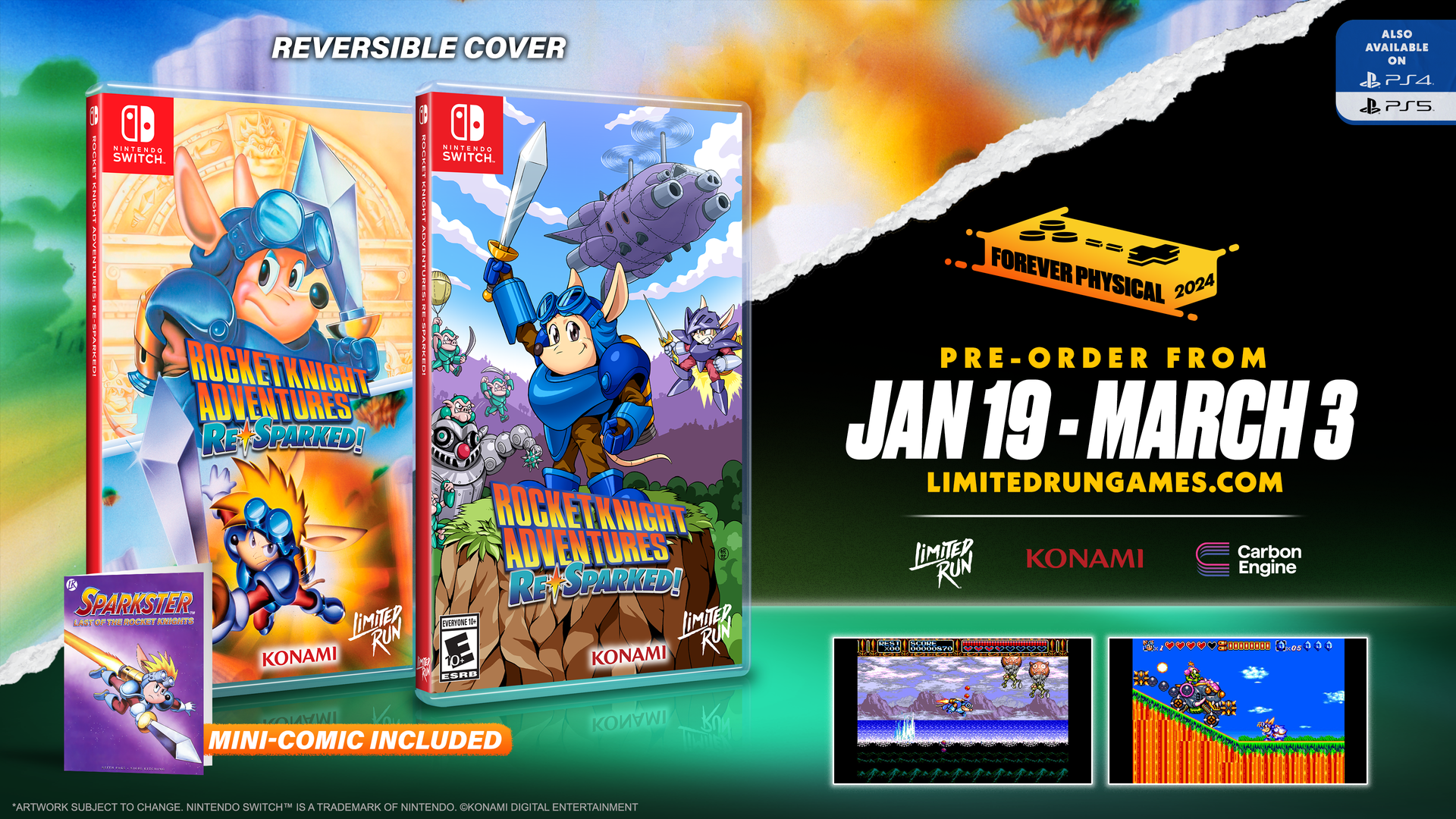 Switch Limited Run #209: Rocket Knight Adventures: Re-Sparked