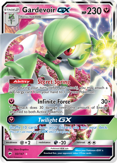 Gardevoir-GX - Burning Shadows (BUS) #93 – Limitless