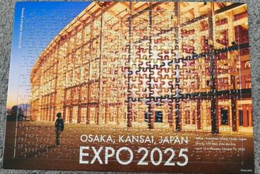 大阪・関西万博」大屋根リングのジグソーパズルに思わず二度見 心折れ